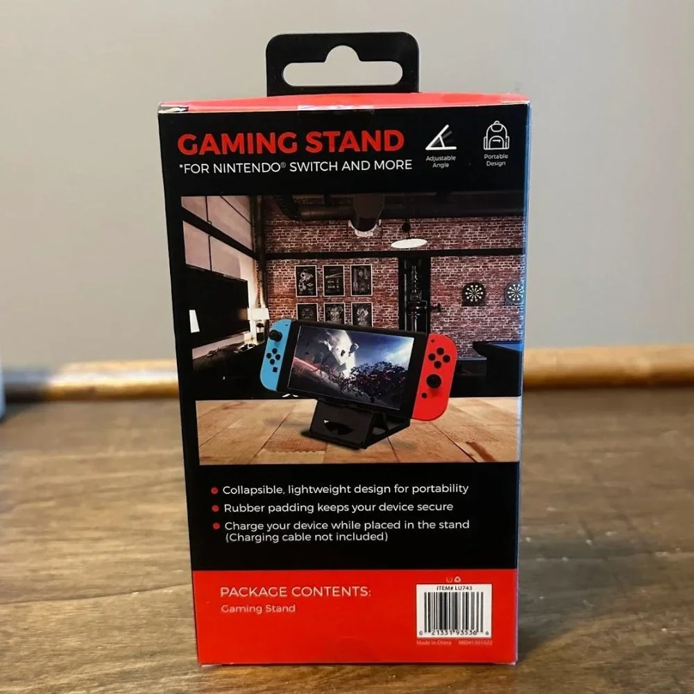 NEW Nintendo Vivitar Collapsible Padded Switch Gaming Stand